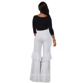 New Product Top Quality Fall Autumn Fashion Sexy High Waist Basic Long Flared Solid Color Pants